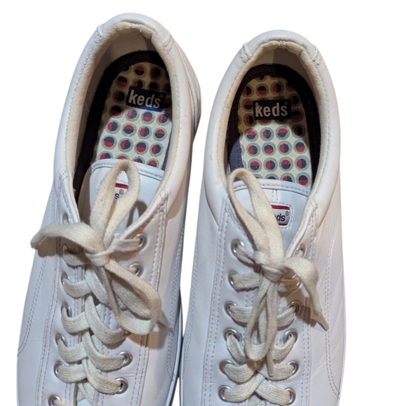 Keds Platform White Canvas Sneakers Size 8.5 - Picture 4 of 6